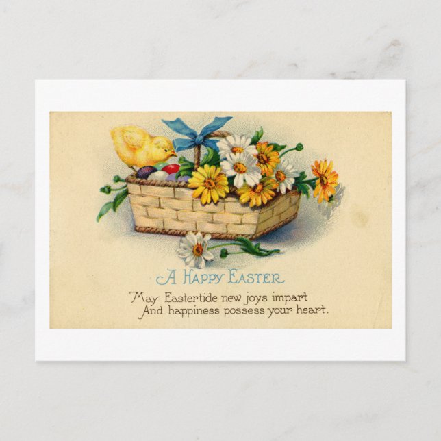 Tarjeta postal de Pascua de la Biblioteca LMU (Anverso)