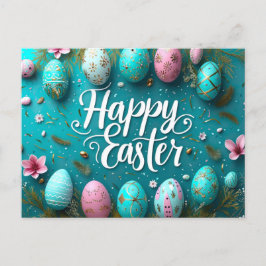 Tarjeta postal de Pascua feliz