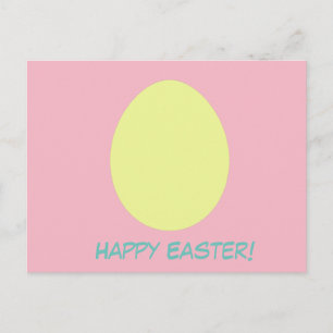 Tarjeta postal de Pascua feliz