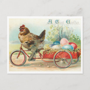 Tarjeta postal de Pascua vintage hermosa