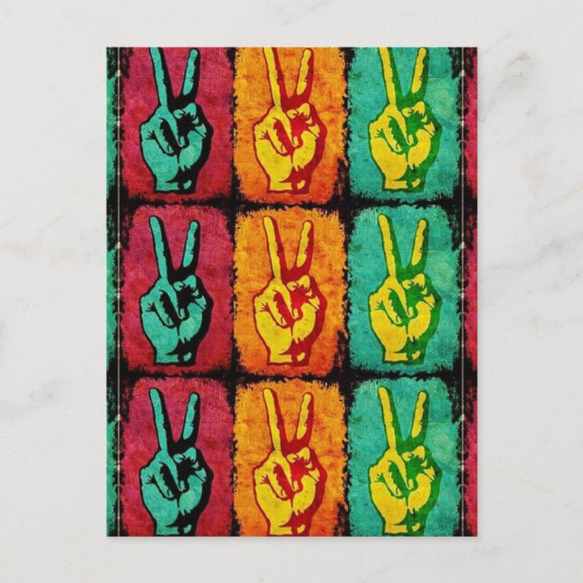 Tarjeta postal de paz (Anverso)