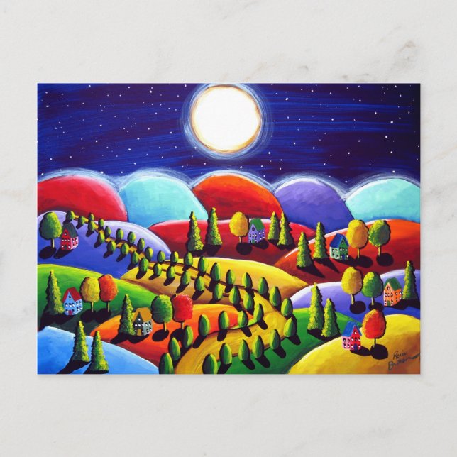 Tarjeta postal de Peace on Earth Landscape (Anverso)