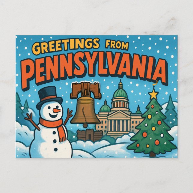 Tarjeta postal de PENNSYLVANIA (Anverso)