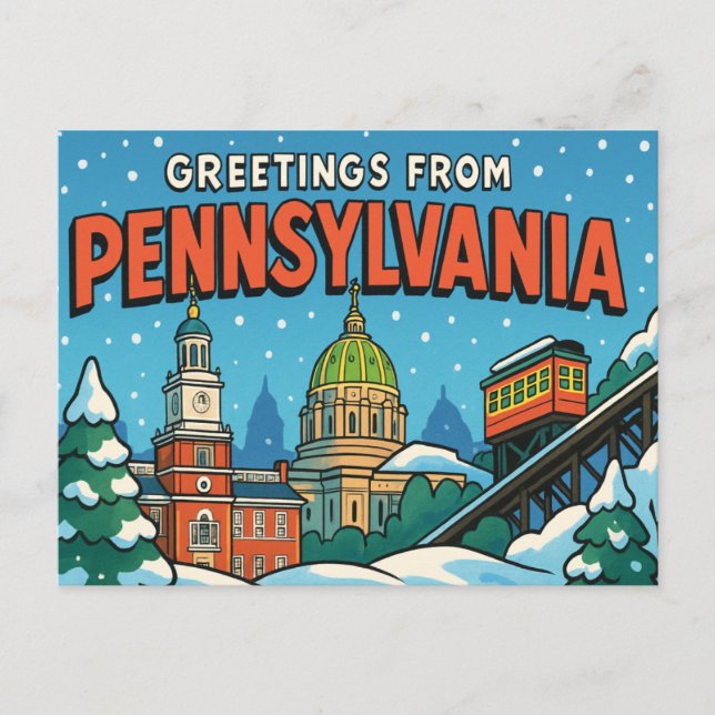 Tarjeta postal de PENNSYLVANIA (Anverso)