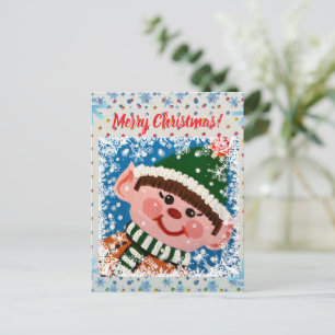 Tarjeta postal de pequeño duende