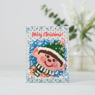 Tarjeta postal de pequeño duende