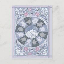 Tarjeta postal de perfil de vida silvestre