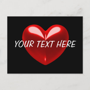 TARJETA POSTAL DE PERSONALIZABLE DE AMOR