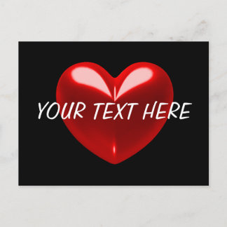 TARJETA POSTAL DE PERSONALIZABLE DE AMOR