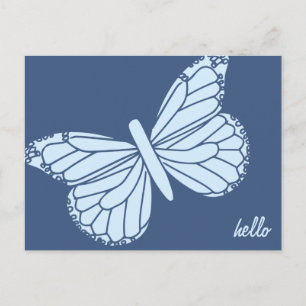 Tarjeta postal de Personalizable de mariposa de Ho