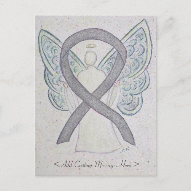 Tarjeta postal de Personalizado Angel de Cinta de  (Anverso)