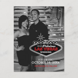 Tarjeta postal de Personalizado "Save-the Date" de