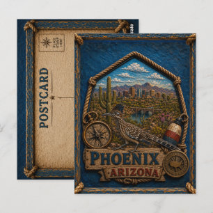 Tarjeta postal de Phoenix Arizona Viajes antiguos