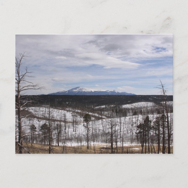 Tarjeta postal de Pike's Peak (Anverso)