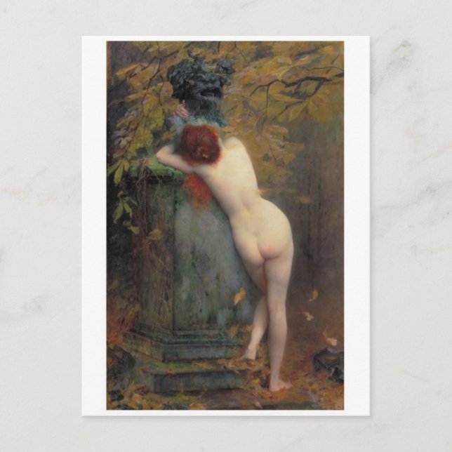 Tarjeta postal de pintura clásica (Anverso)