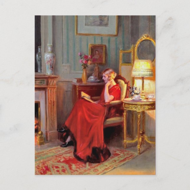 Tarjeta Postal de Pintura Clásica (Anverso)