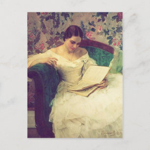 Tarjeta postal de pintura clásica