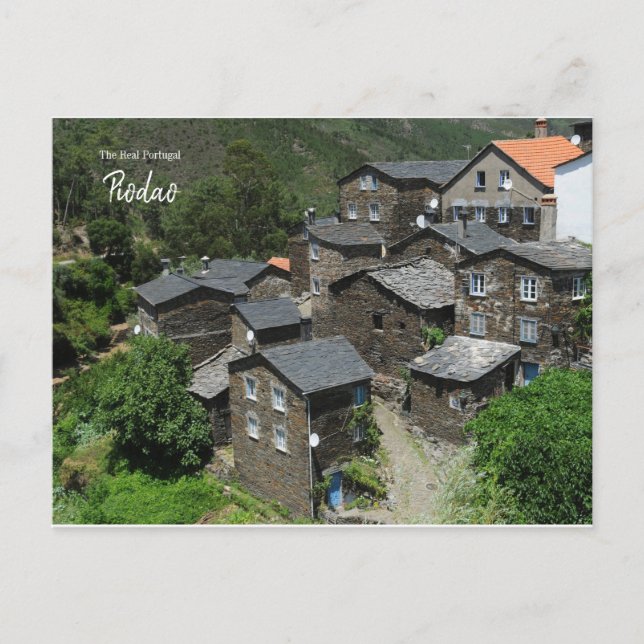 Tarjeta postal de Piodao Portugal (Anverso)