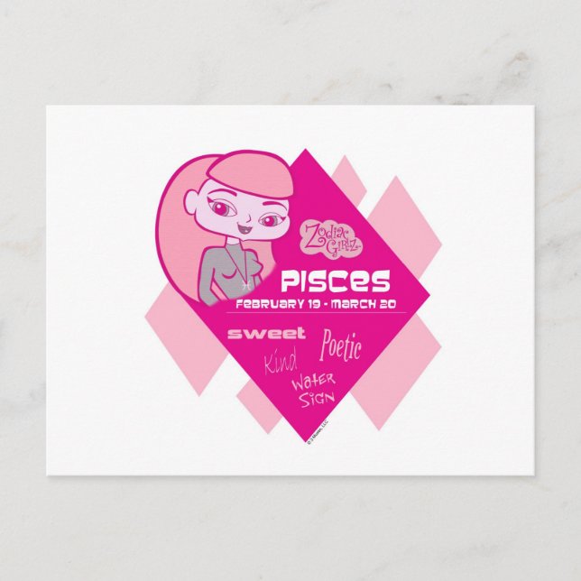 Tarjeta postal de Piscis (Anverso)