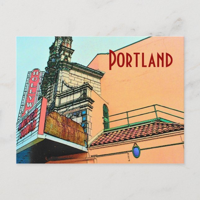 Tarjeta postal de Portland (Anverso)