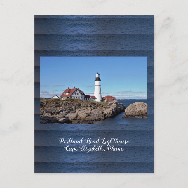 Tarjeta postal de Portland Head Light (Anverso)