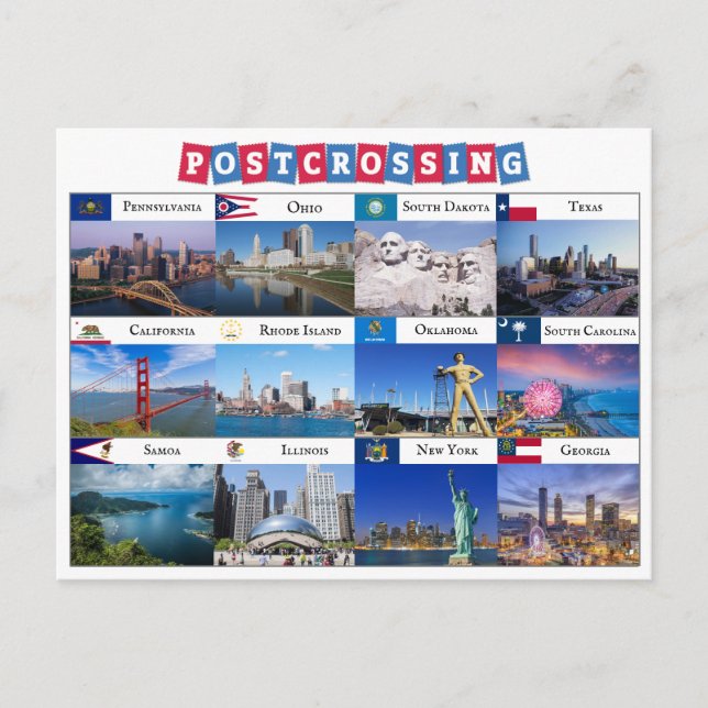 Tarjeta postal de Postcrossing (Anverso)