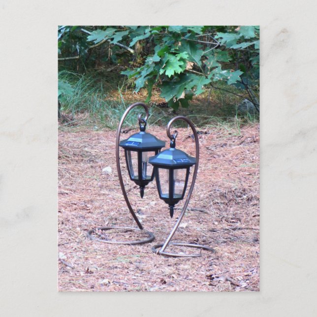 Tarjeta postal de poste de campamento (Anverso)