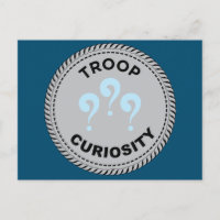 Tarjeta postal de preguntas de orgullo de tropa de