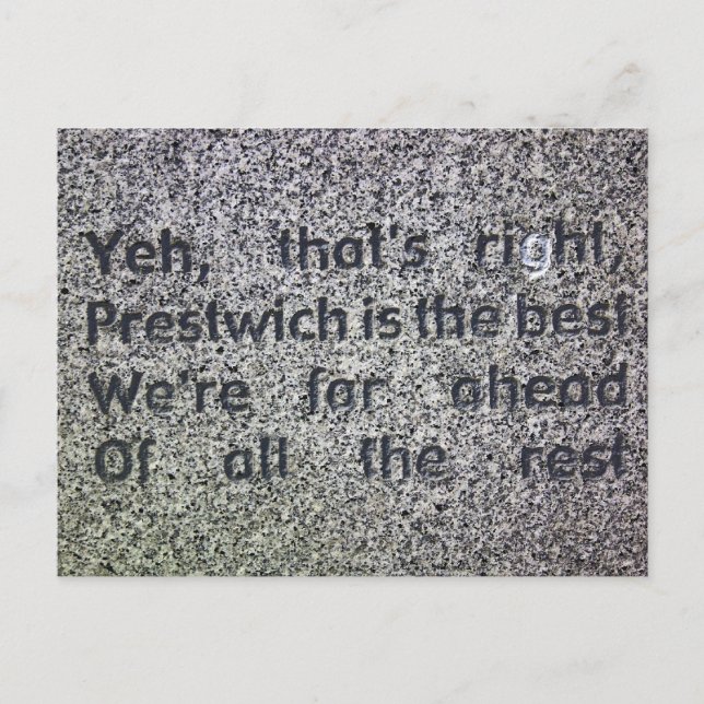 Tarjeta postal de Prestwich (Anverso)