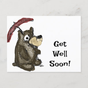 Tarjeta postal de pronta recuperación