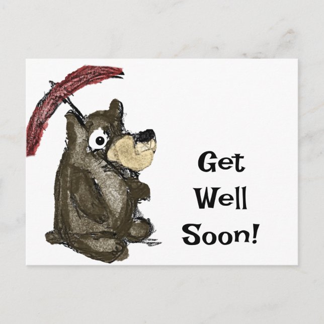 Tarjeta postal de pronta recuperación (Anverso)