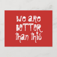 TARJETA POSTAL DE PROTESTA