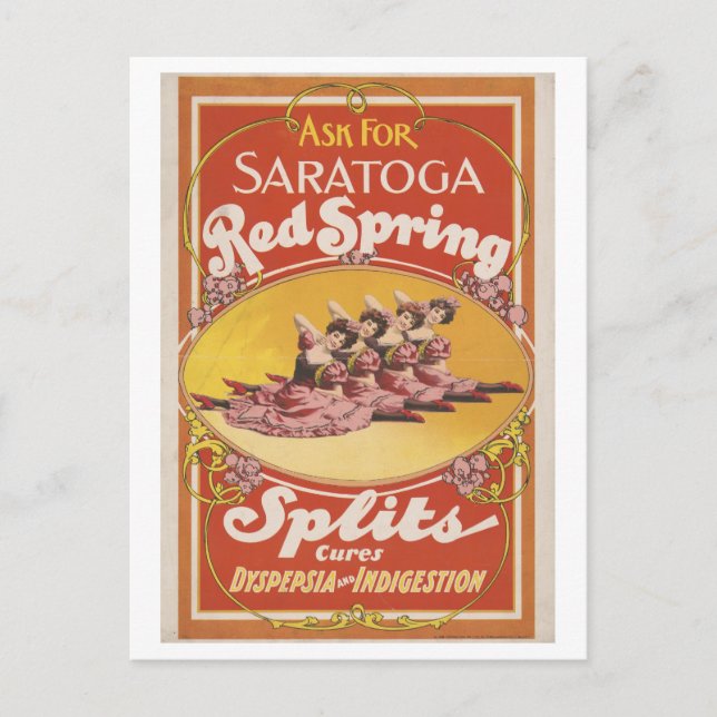 Tarjeta postal de publicidad de medicina de patent (Anverso)