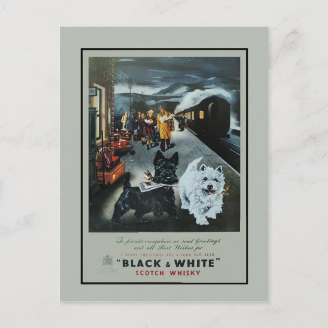 Tarjeta postal de publicidad de vacaciones de époc (Anverso)