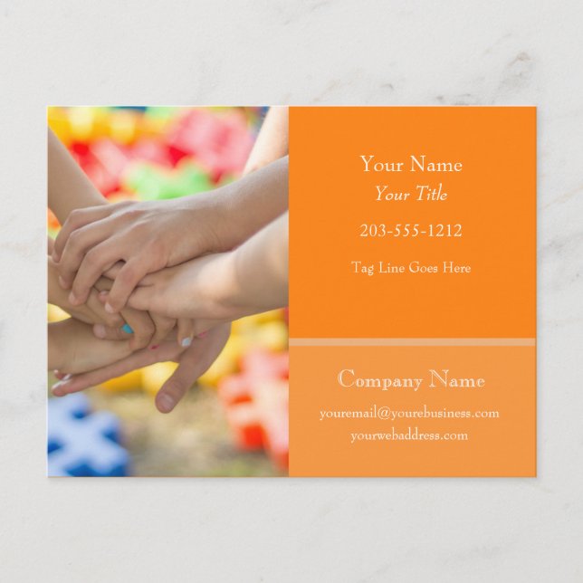 Tarjeta postal de publicidad profesional - HAMbyWG (Anverso)