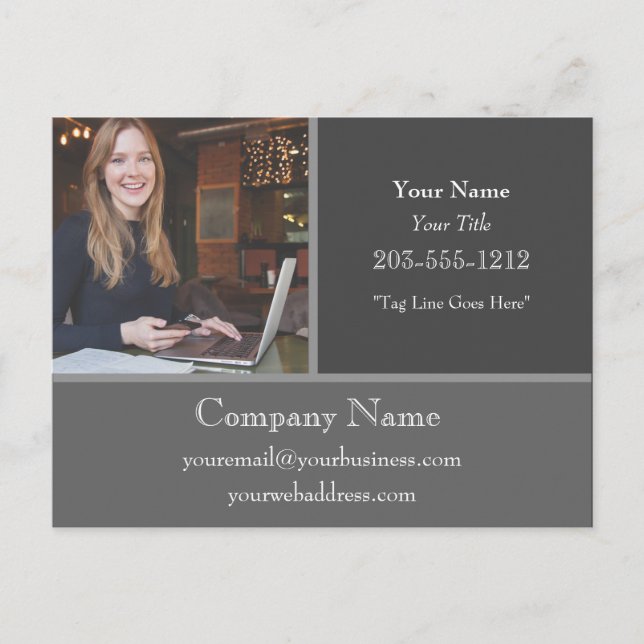 Tarjeta postal de publicidad profesional - HAMbyWG (Anverso)