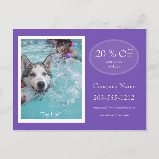 Tarjeta postal de publicidad profesional - HAMbyWG (Anverso)