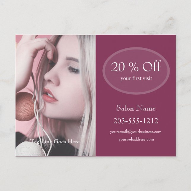 Tarjeta postal de publicidad profesional - HAMbyWG (Anverso)