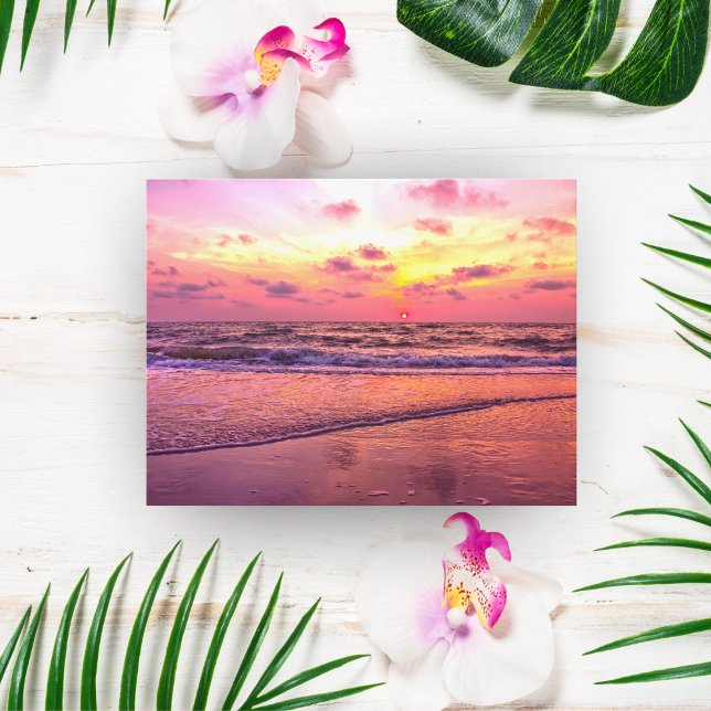 Tarjeta postal de puesta de sol cautivadora en la  (Subido por el creador)