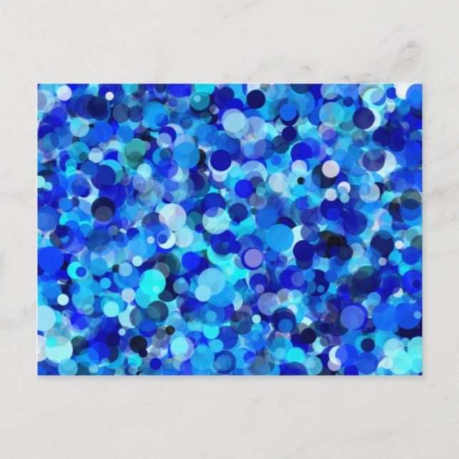 Tarjeta postal de punto azul (Anverso)