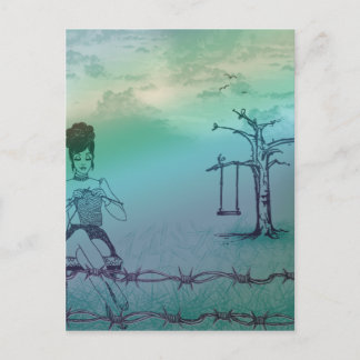 Tarjeta postal de punto fuera2