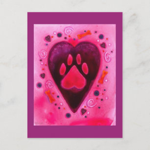 Tarjeta postal de "Puppy Love"