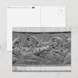 Tarjeta postal de Pyongyang, Corea del Norte
