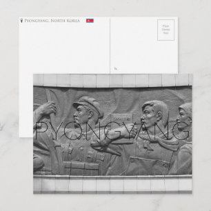 Tarjeta postal de Pyongyang, Corea del Norte