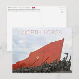 Tarjeta postal de Pyongyang, Corea del Norte
