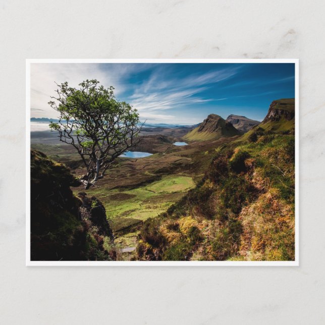 Tarjeta postal de Quairaing, Isla de Skye, Escocia (Anverso)