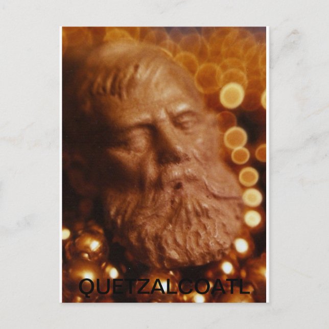 TARJETA POSTAL DE QUETZALCOATL (Anverso)