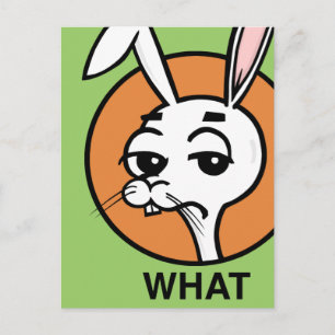 TARJETA POSTAL DE RABBIT DE ESTILO PERSONALIZADO D