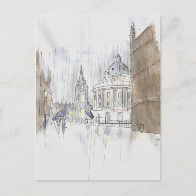 Tarjeta postal de Radcliffe Square (Anverso)