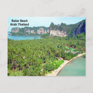 Tarjeta postal de Railay Beach Krabi Thailand